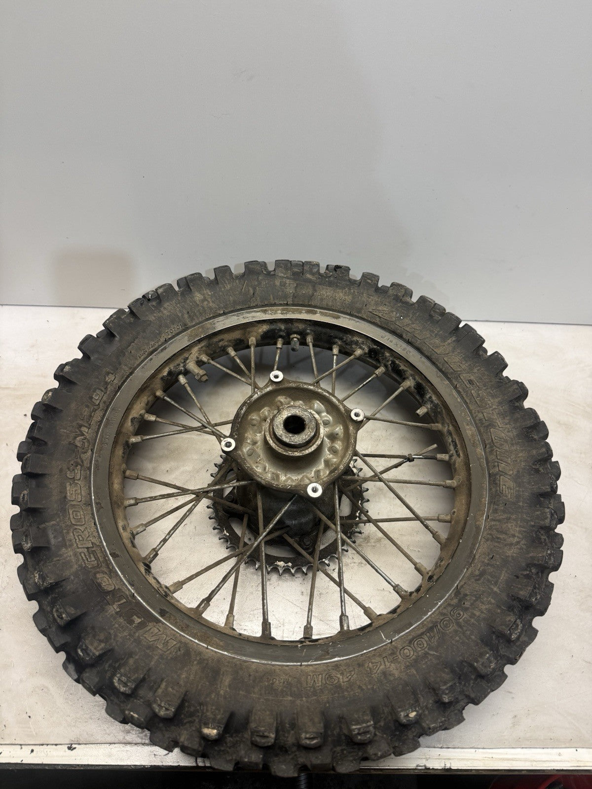 2004-2011 KTM 85SX PRO WHEEL Rear Rim / Tire Wheel Assembly 14” x 1.60