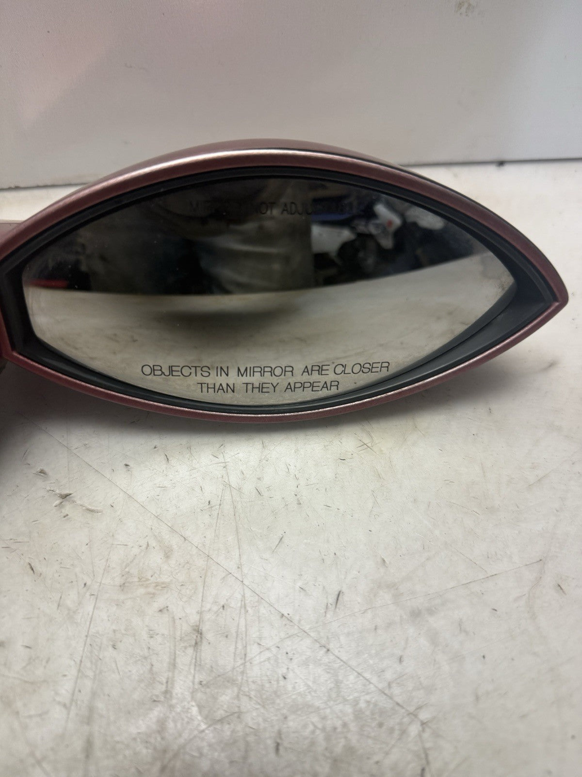 2003-2004 Polaris MSX 140 MSX 150 OEM Right RH Rear View Mirror Red