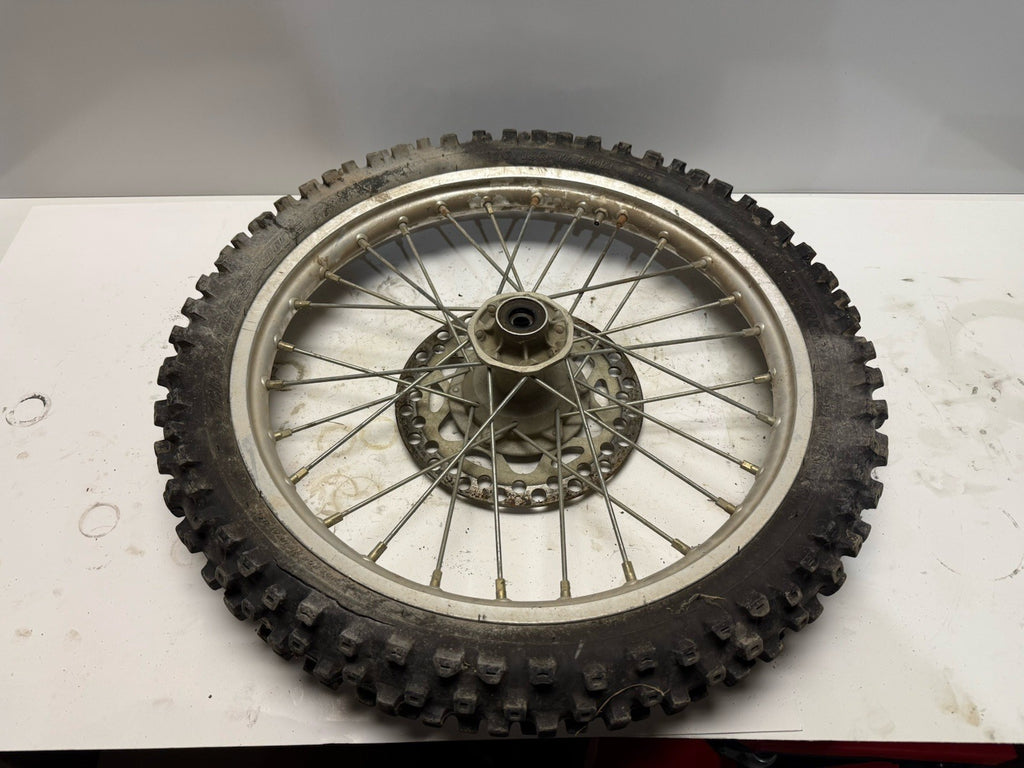 2003-2009 KAWASAKI KX85 OEM 17" X 1.40 SILVER FRONT WHEEL RIM 41034-1310