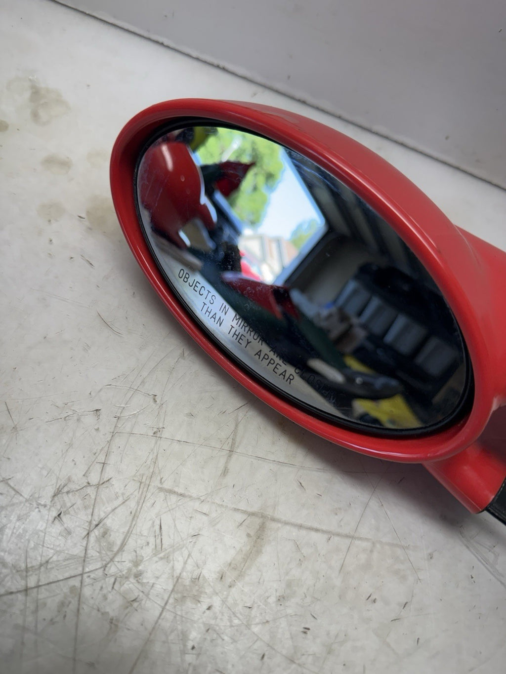2000-2001 Sea-Doo GTX OEM Viper Red LH Left Hand Rear View Mirror