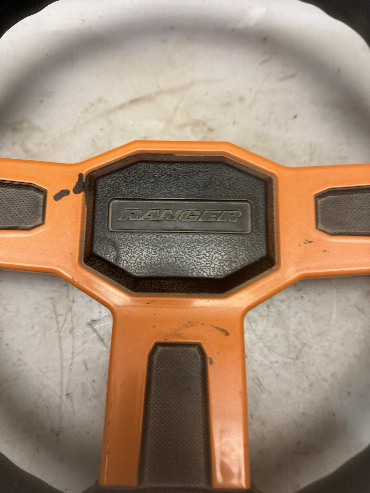 2020-2026 Polaris Ranger High Lifter 1000 OEM Steering Wheel Black / Orange