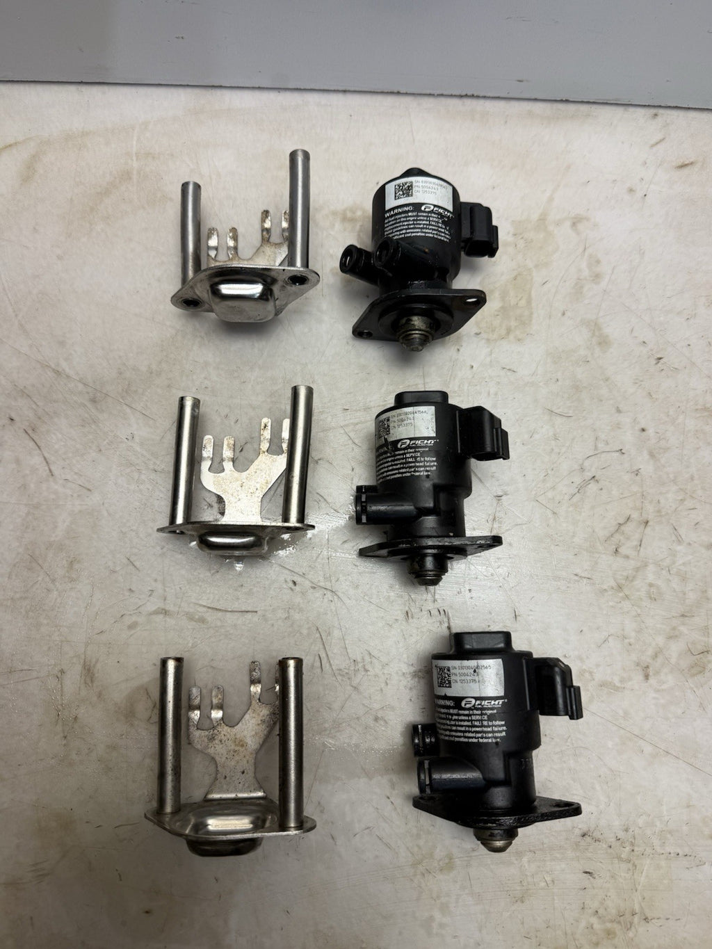 2003-2004 POLARIS MSX 140 OEM ELECTRICAL CONTROL EMM ECU & 3 MATCHING INJECTORS