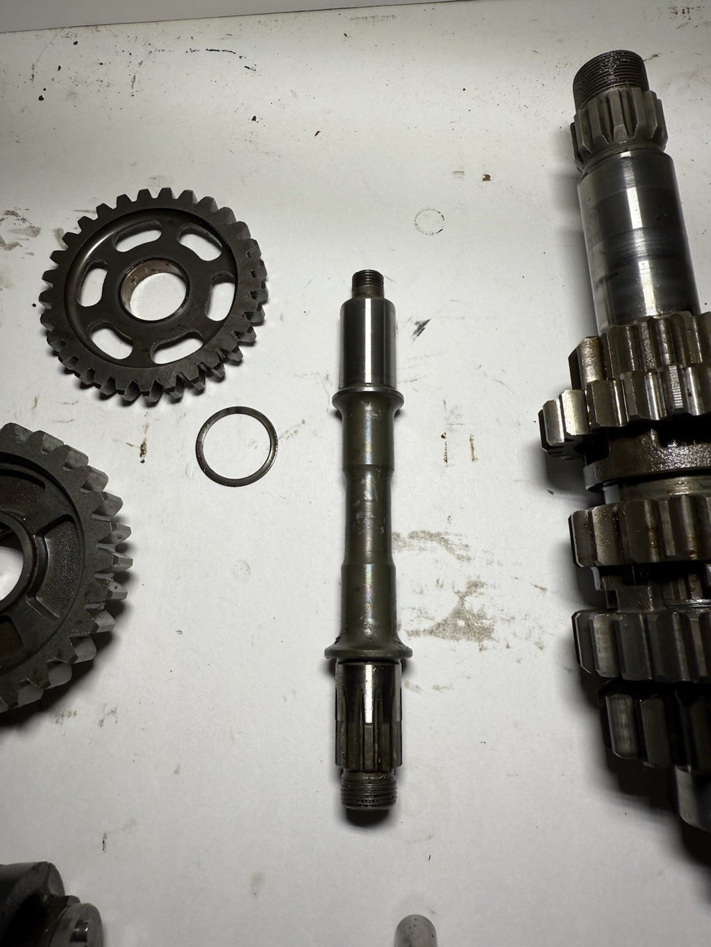 2006-2009 YAMAHA YZ450F OEM ENGINE TRANSMISSION TRANNY ASSEMBLY SHAFTS & GEARS