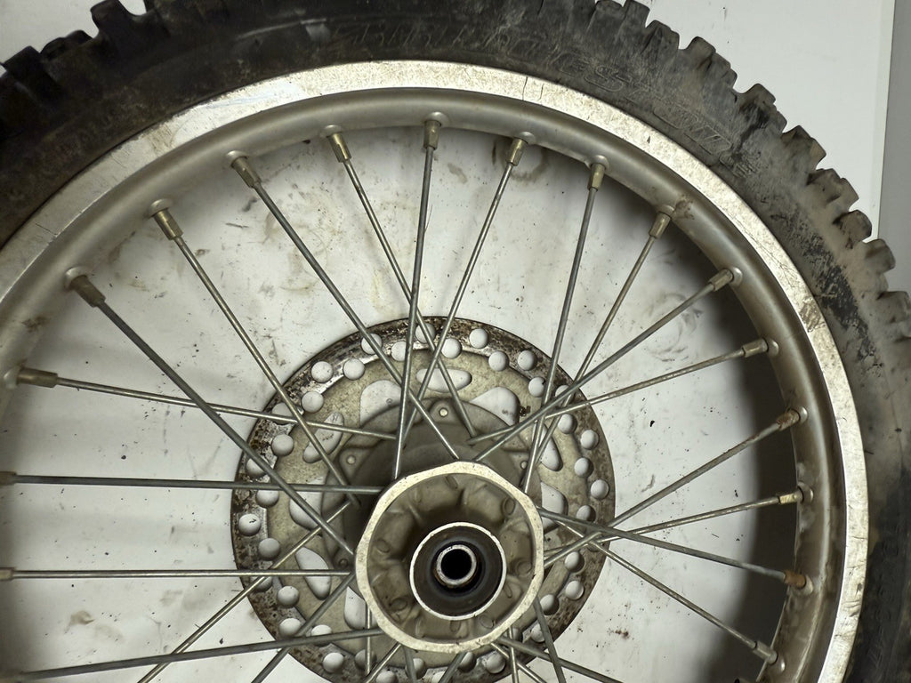 2003-2009 KAWASAKI KX85 OEM 17" X 1.40 SILVER FRONT WHEEL RIM 41034-1310
