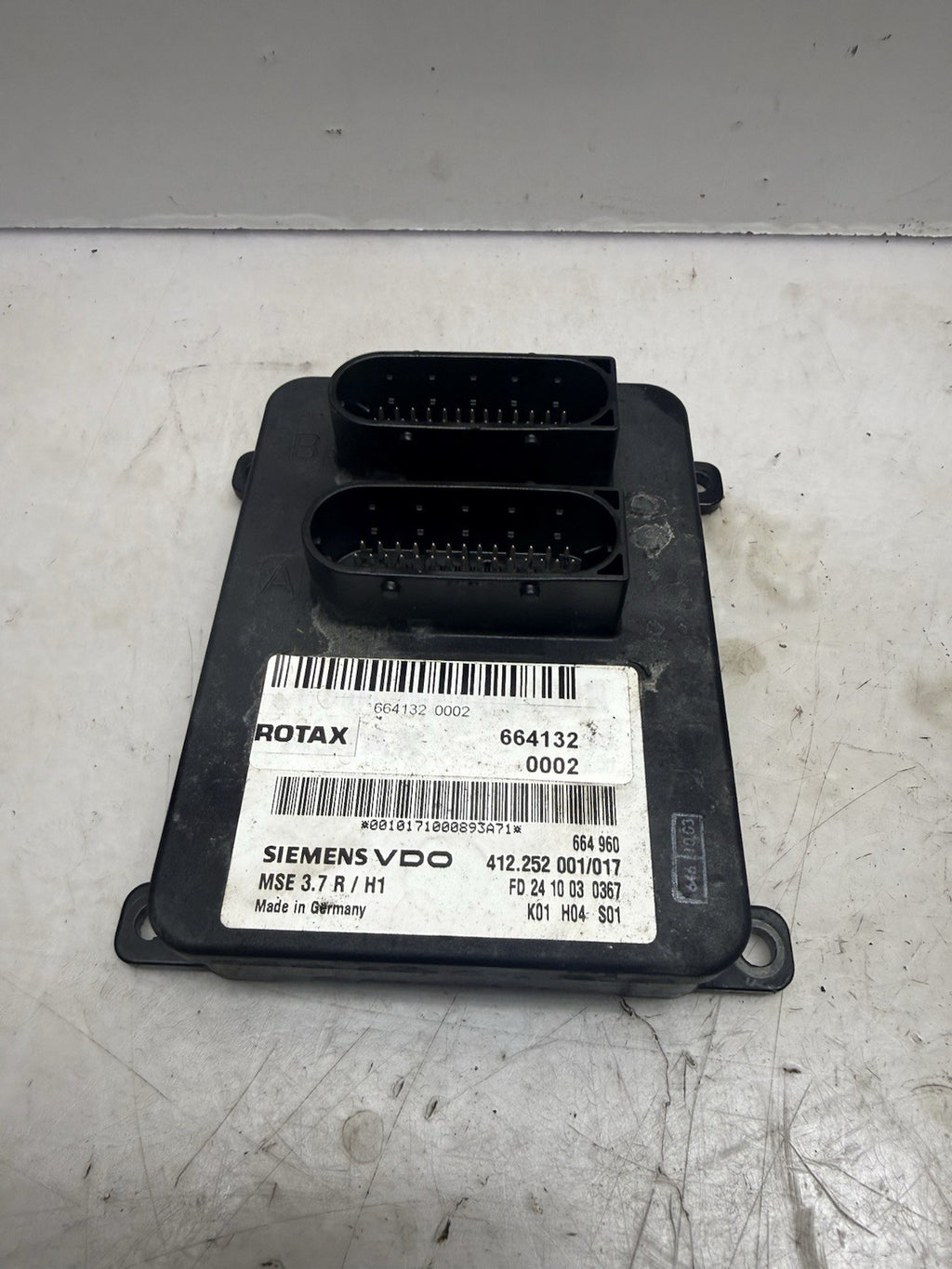 2004 Sea-Doo GTX 4-TEC OEM Electronic Control ECU Module Unit Box w/ Tether Key