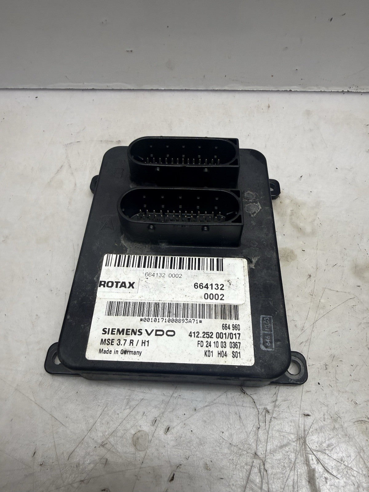2004 Sea-Doo GTX 4-TEC OEM Electronic Control ECU Module Unit Box w/ Tether Key