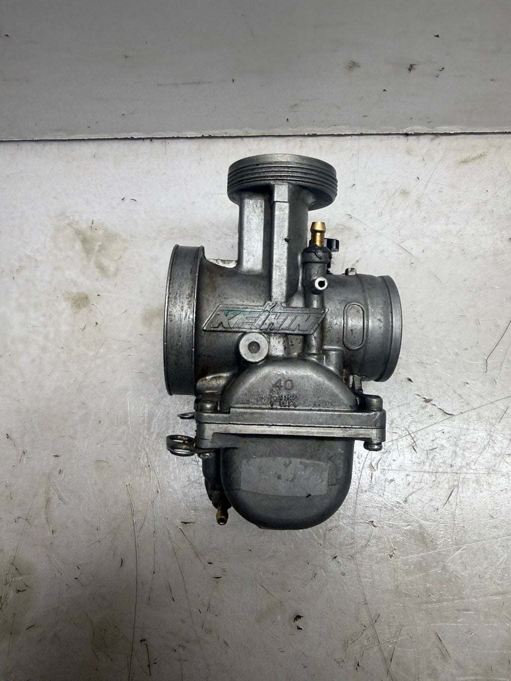 Yamaha Banshee Keihin PWK 40 Carbs Carburetor Set w/ Throttle Cable