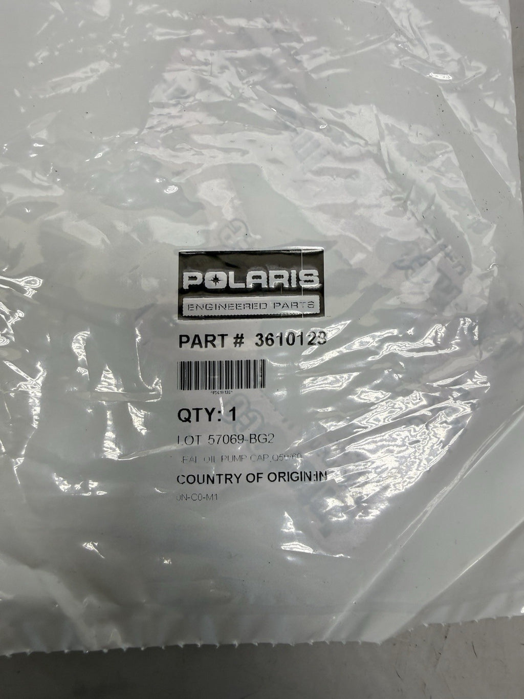 New OEM Genuine Polaris 3610128 Oil Pump Cap Seal Gasket