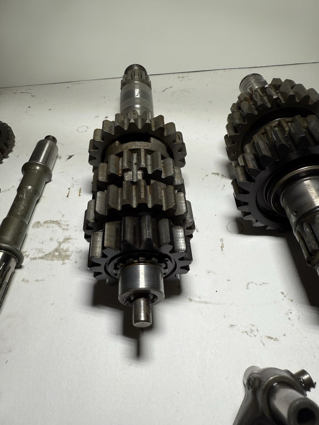 2006-2009 YAMAHA YZ450F OEM ENGINE TRANSMISSION TRANNY ASSEMBLY SHAFTS & GEARS