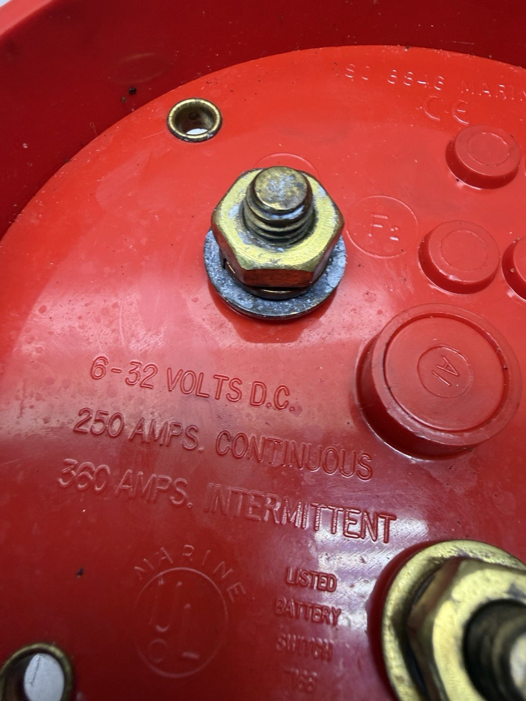 PERKO Seachoice Battery Select Switch Disconnect Isolator Cutoff, Dual, 12 -32V