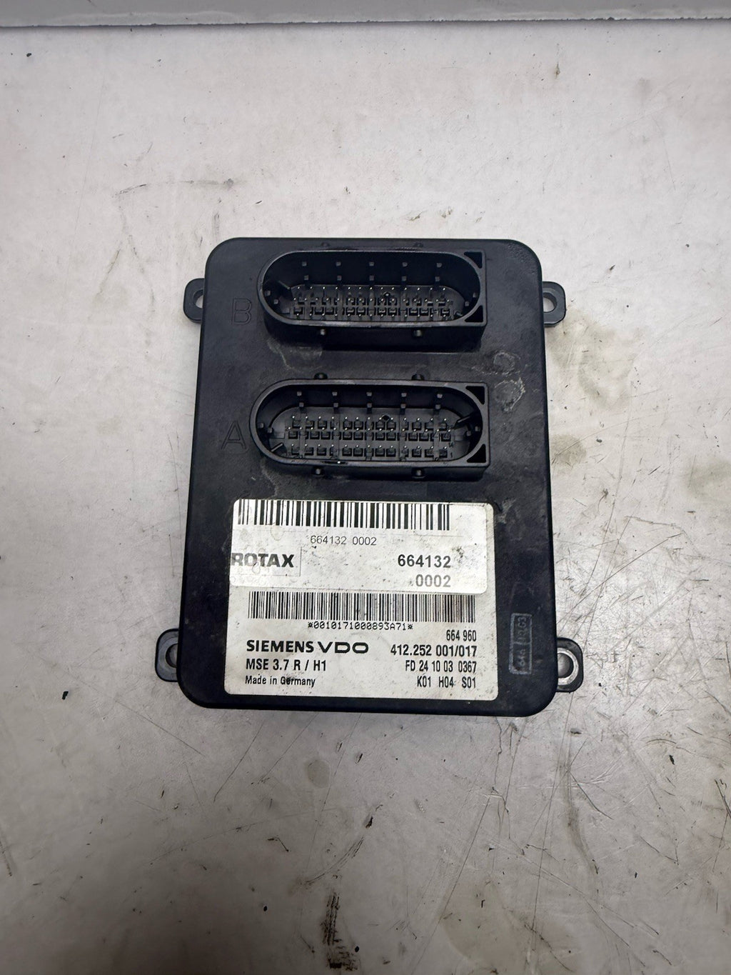 2004 Sea-Doo GTX 4-TEC OEM Electronic Control ECU Module Unit Box w/ Tether Key