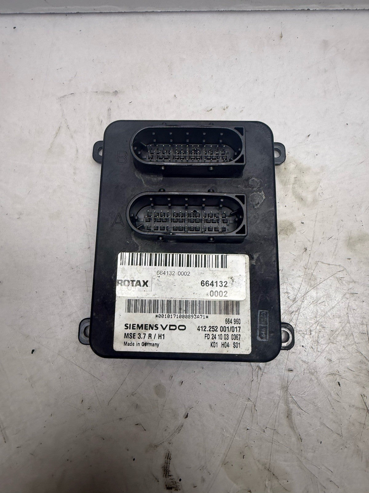 2004 Sea-Doo GTX 4-TEC OEM Electronic Control ECU Module Unit Box w/ Tether Key