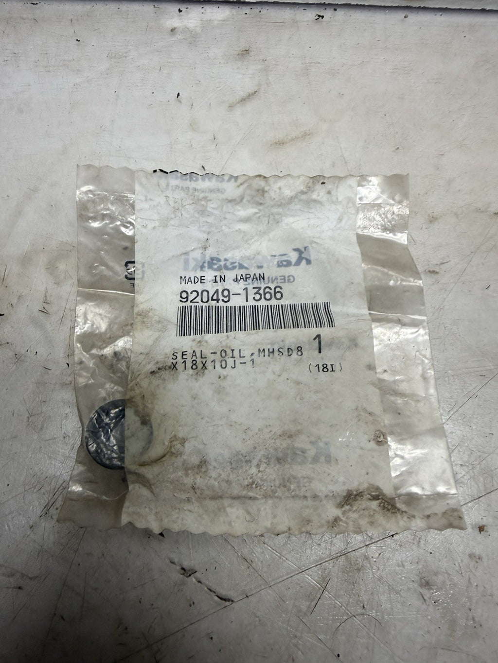 NEW Kawasaki OEM Oil Seal 92049-1366 KX100 KX125 KX80 Old Stock NOS