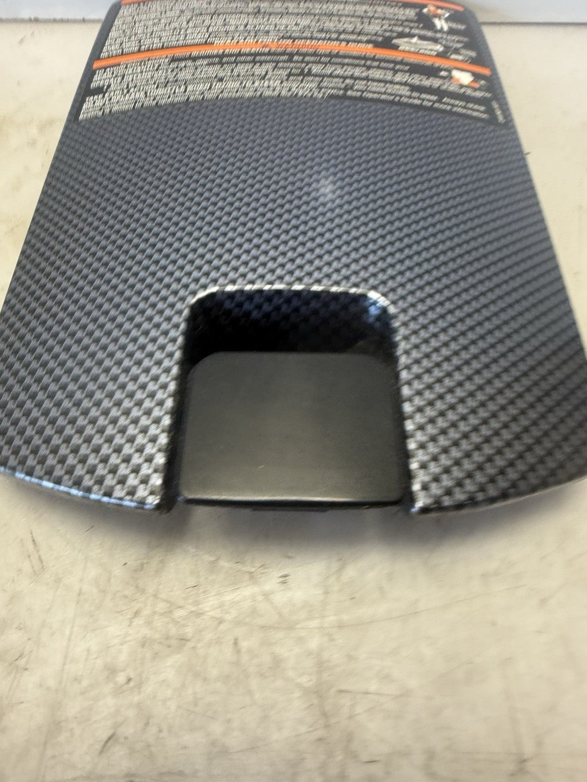 2003-2004 Sea-Doo GTX 4-TEC OEM Glove Box Door Lid Black Carbon Fiber Design