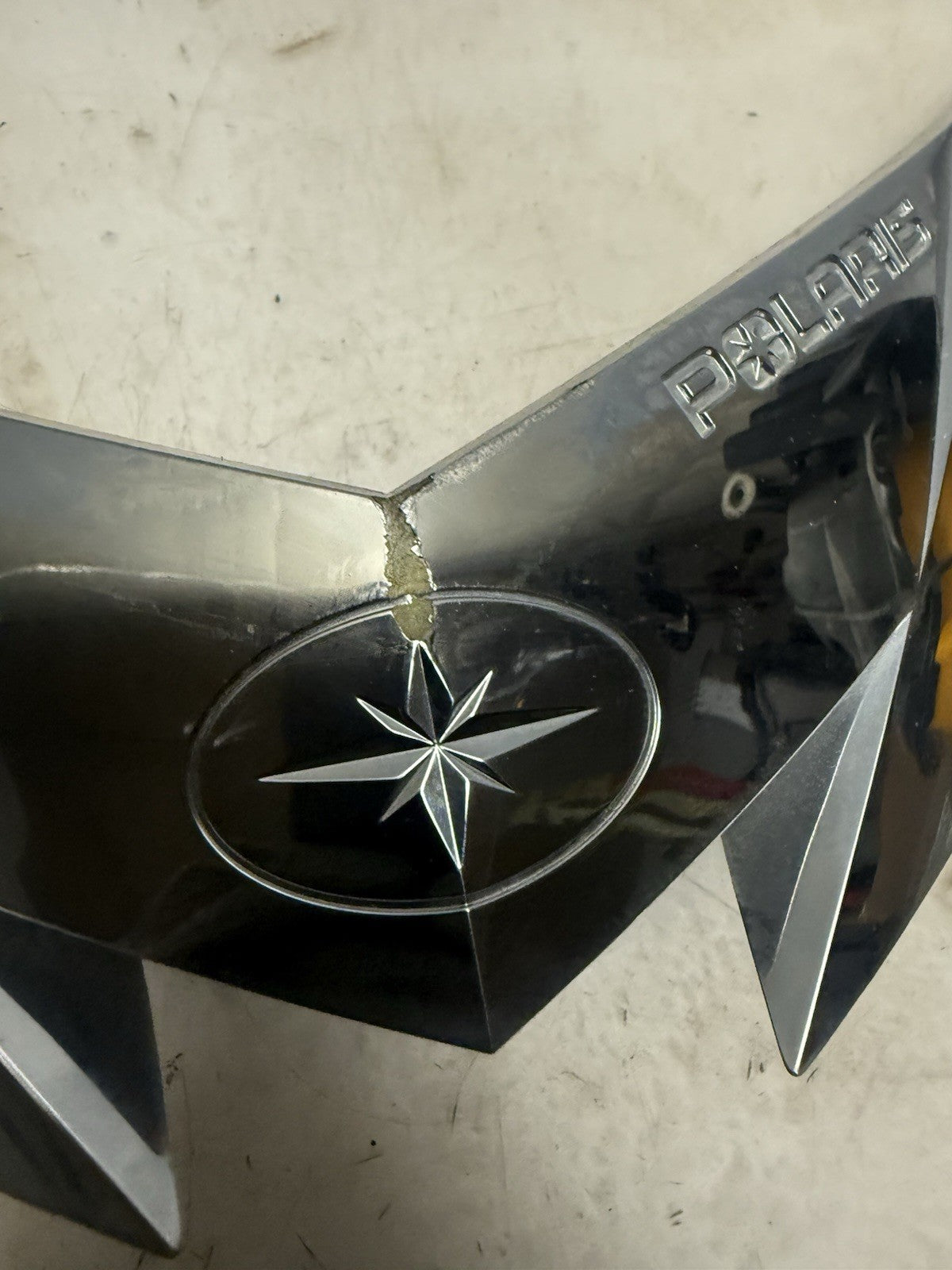  Polaris OEM Chrome Splash Guard 2003-2004 MSX110 MSX140 MSX150