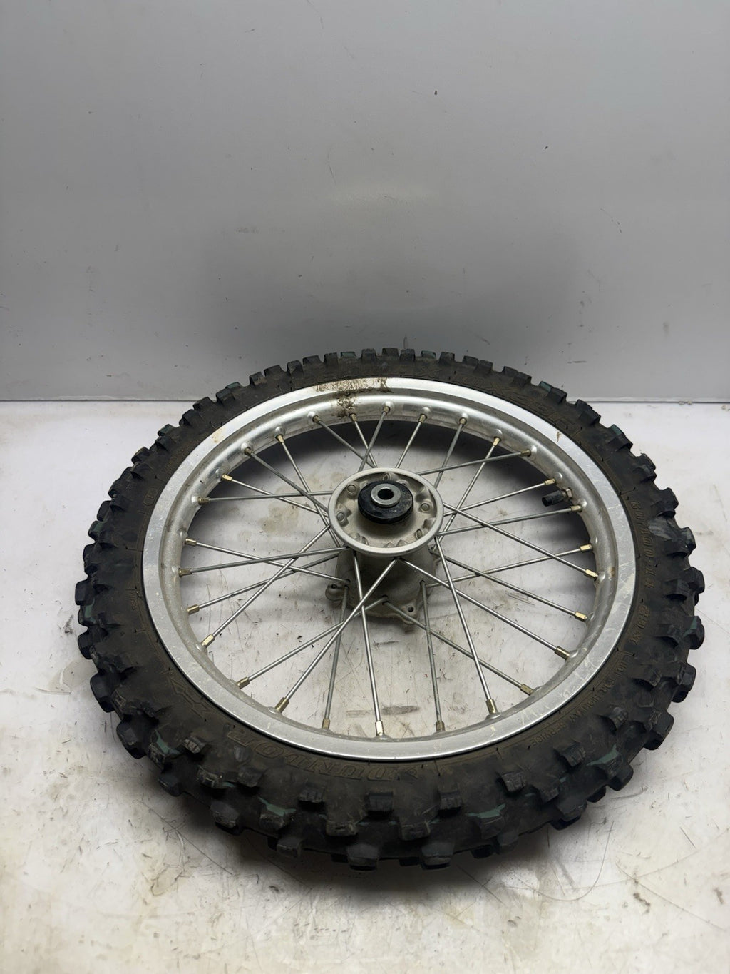 2000-2009 Kawasaki KX65 OEM Front Wheel Rim & Tire Ass’y 60/100-14