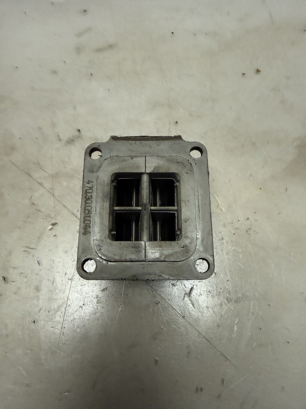 2006 KTM 85SX VFORCE REED VALVE CAGE ASS’Y 47030052004