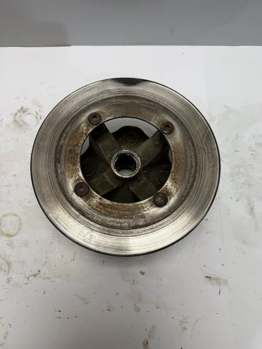 2005-2008 Yamaha Kodiak Grizzly 450 ATV Used OEM Rear Left Wheel Axle Hub