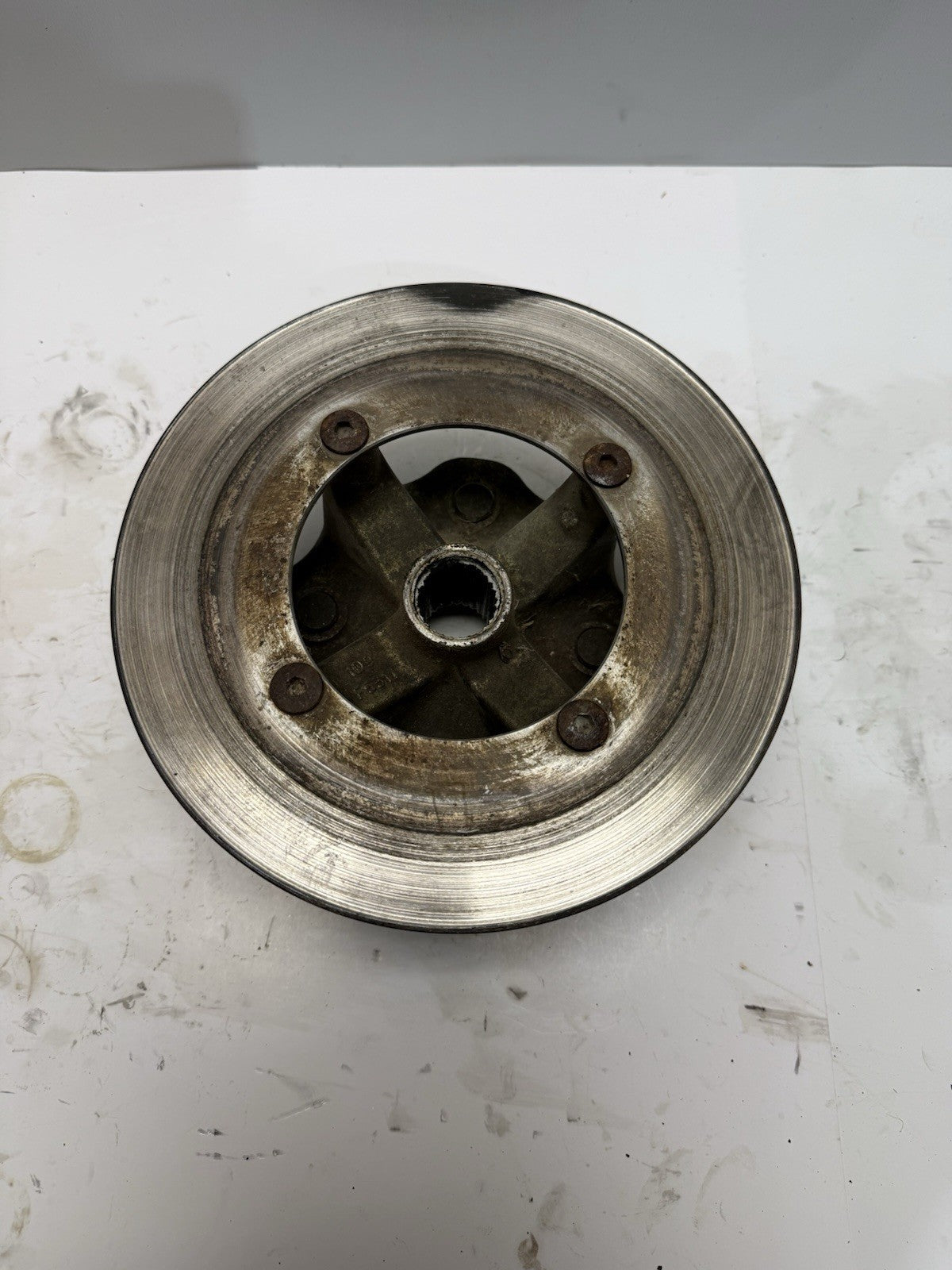 2005-2008 Yamaha Kodiak Grizzly 450 ATV Used OEM Rear Left Wheel Axle Hub