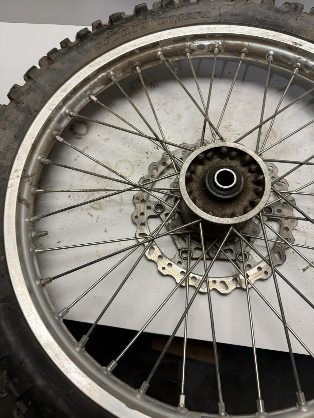 2002-2015 YAMAHA YZ125R YZ250R YZ450F OEM FRONT WHEEL RIM & HUB