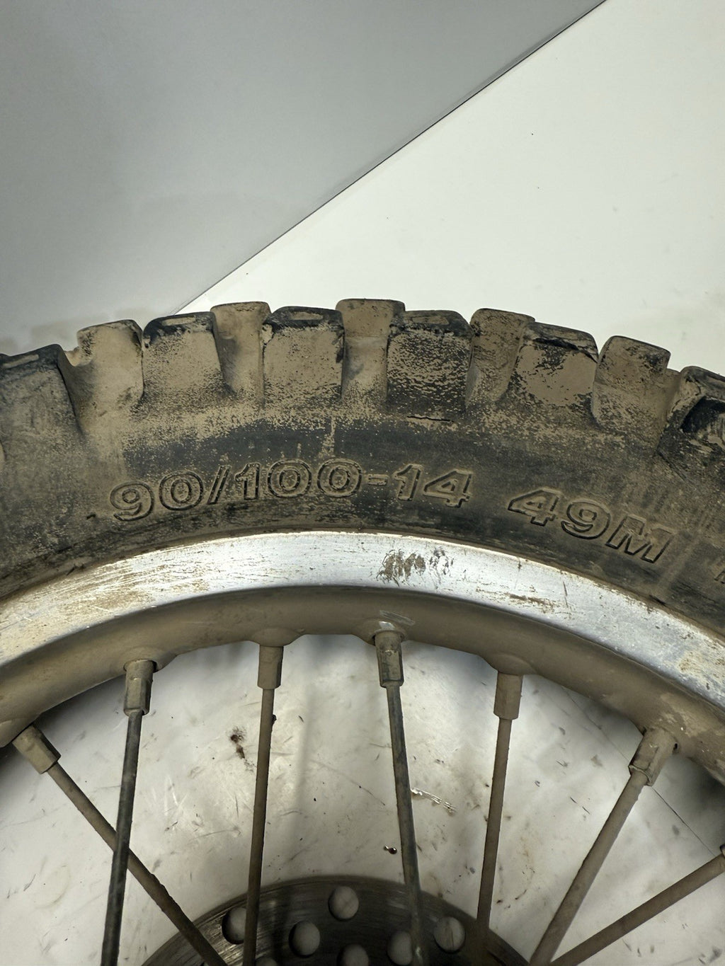 2003-2009 Kawasaki KX 85 OEM Rear Wheel Rim 14x1.60
