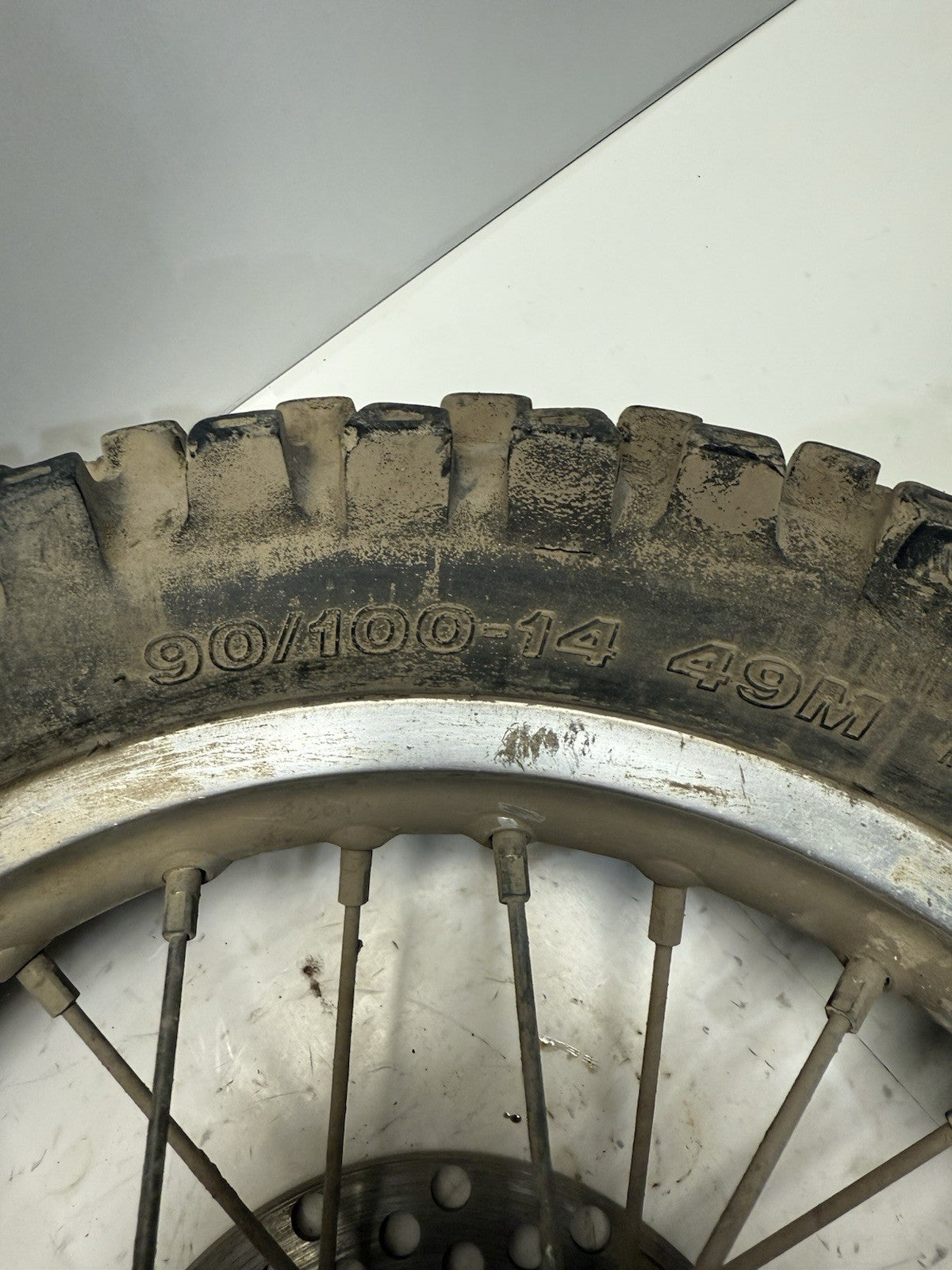 2003-2009 Kawasaki KX 85 OEM Rear Wheel Rim 14x1.60