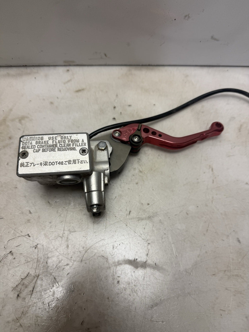 2004-2005 Yamaha YFZ450 OEM Front Hydraulic Brake Lever Master Cylinder