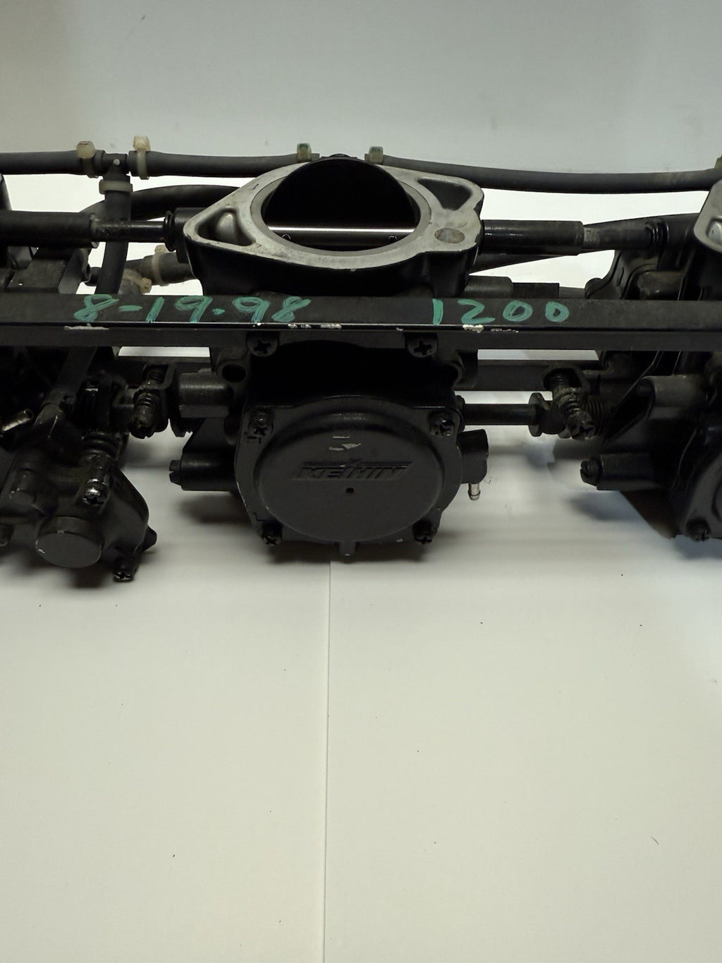1999 POLARIS GENESIS 1200 OEM KEIHIN CDK II TRIPLE CARB CARBURETOR RACK