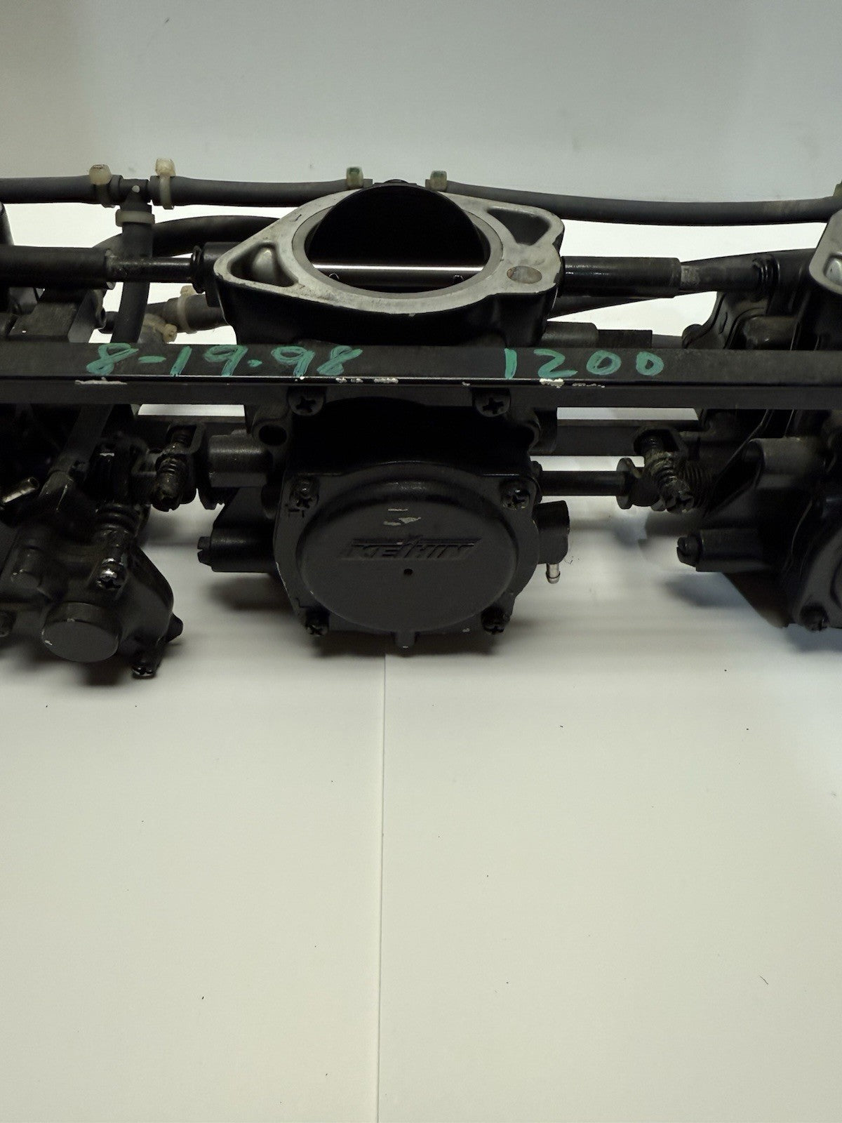 1999 POLARIS GENESIS 1200 OEM KEIHIN CDK II TRIPLE CARB CARBURETOR RACK
