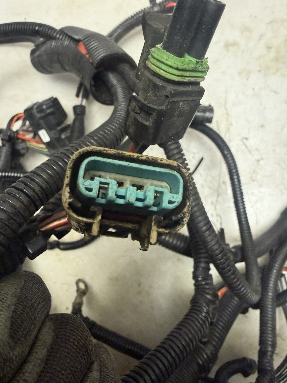 2003-2004 POLARIS MSX 140 OEM MAIN ELECTRICAL ENGINE WIRING HARNESS w/ CAPACITOR
