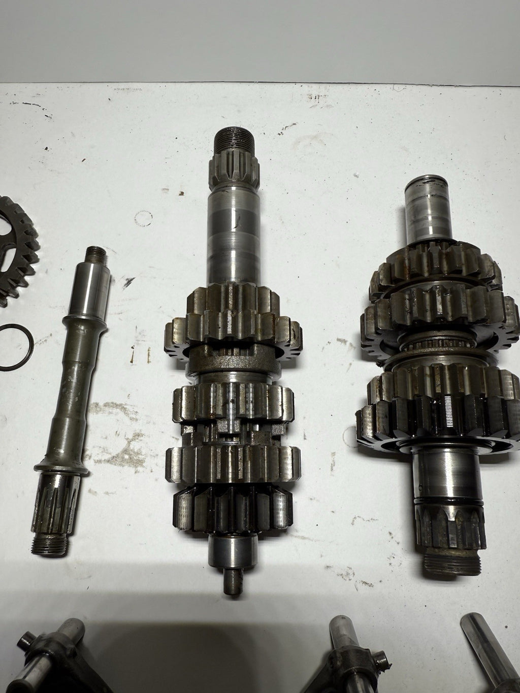 2006-2009 YAMAHA YZ450F OEM ENGINE TRANSMISSION TRANNY ASSEMBLY SHAFTS & GEARS