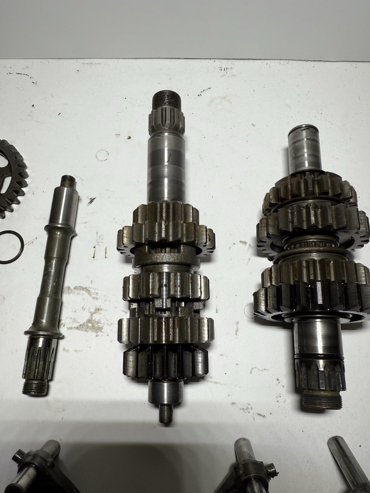 2006-2009 YAMAHA YZ450F OEM ENGINE TRANSMISSION TRANNY ASSEMBLY SHAFTS & GEARS