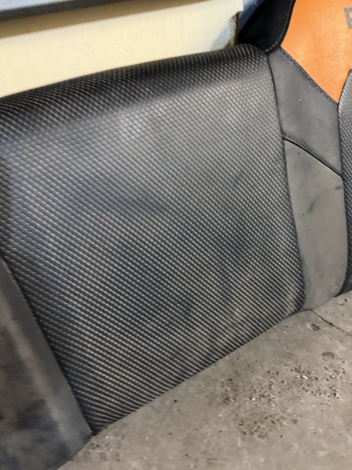 2021 Polaris Ranger Crew XP 1000 High Lifter OEM Rear Seat Back Orange / Black