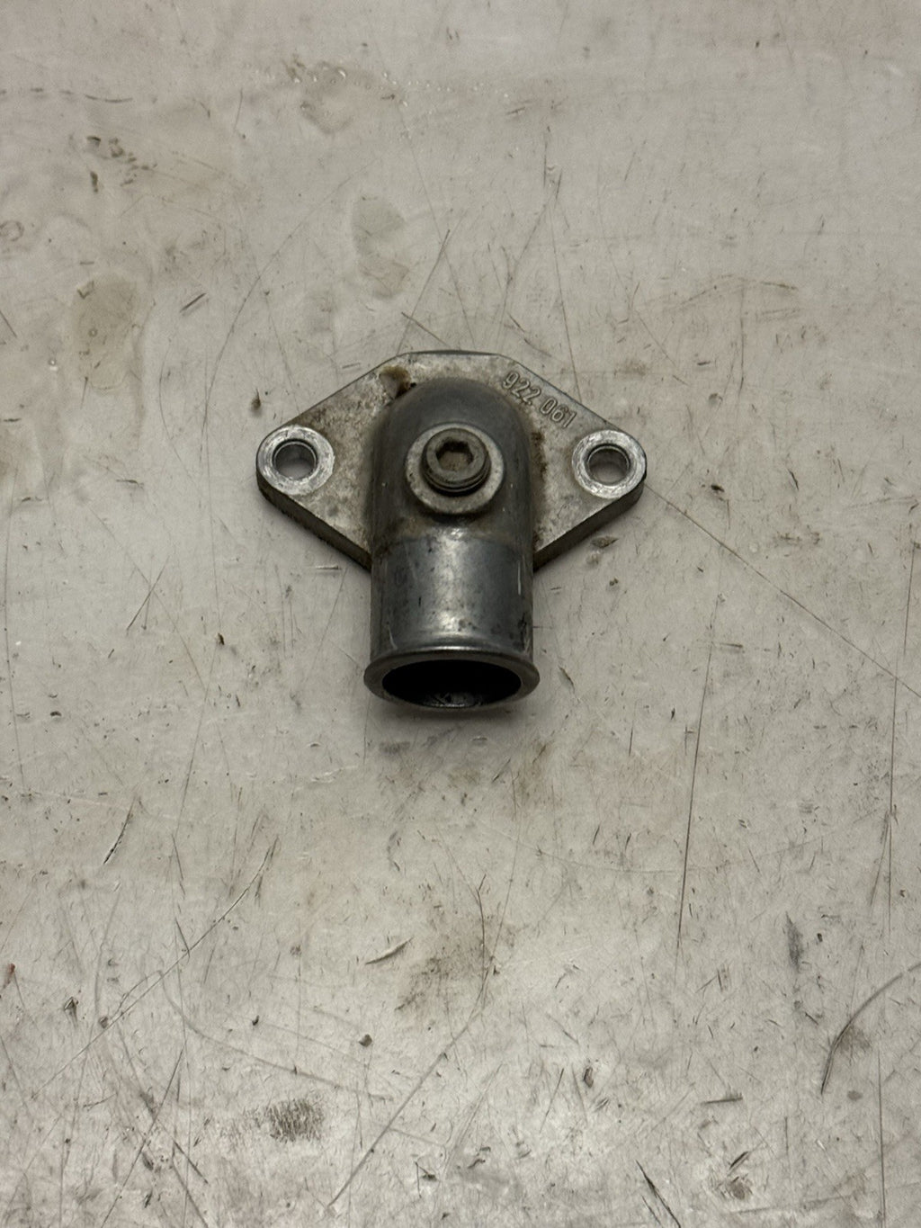 1997-2006 Ski-Doo Summit MXZ X Formula OEM Thermostat Housing Bent Outlet Socket
