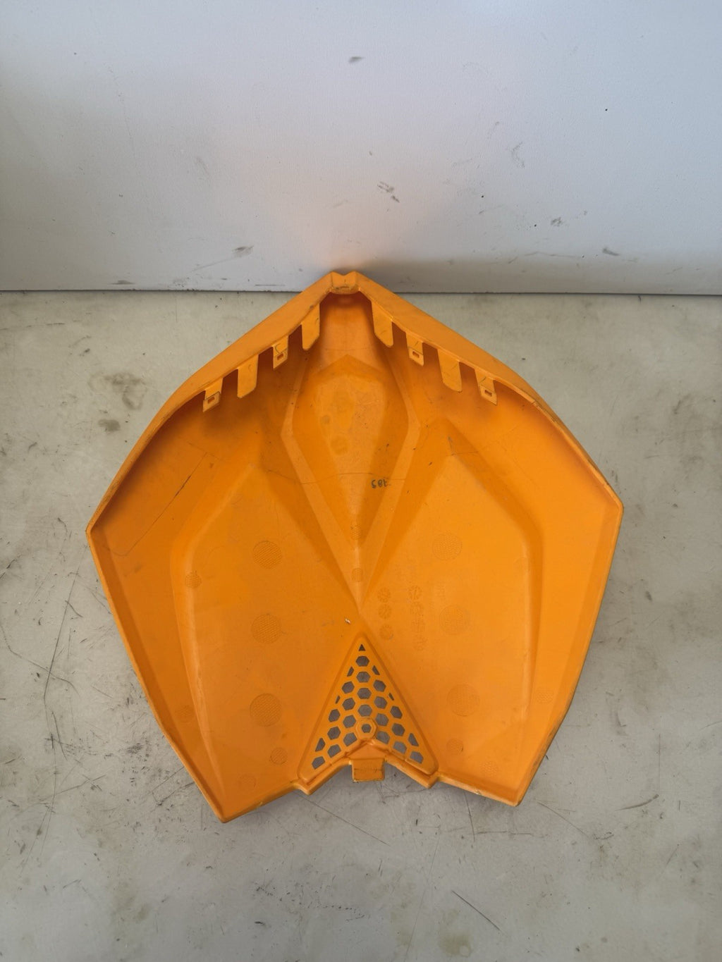 2014-2015 Sea-Doo Spark 900 OEM Front Cover Trim Plastic Deflector Orange