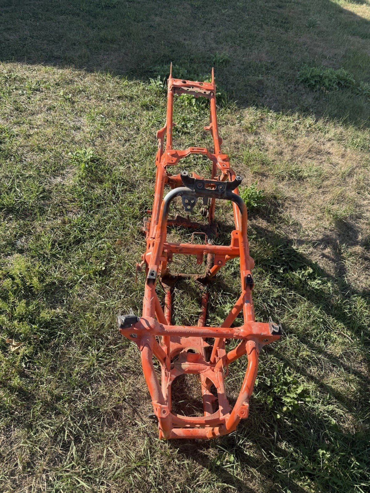 1987-2006 Yamaha Banshee YFZ 350 OEM A-Arm Frame (Orange) 3GG-21110-21-P1