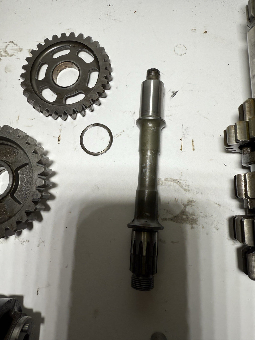 2006-2009 YAMAHA YZ450F OEM ENGINE TRANSMISSION TRANNY ASSEMBLY SHAFTS & GEARS