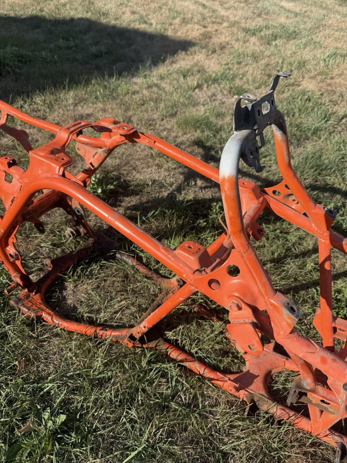 1987-2006 Yamaha Banshee YFZ 350 OEM A-Arm Frame (Orange) 3GG-21110-21-P1