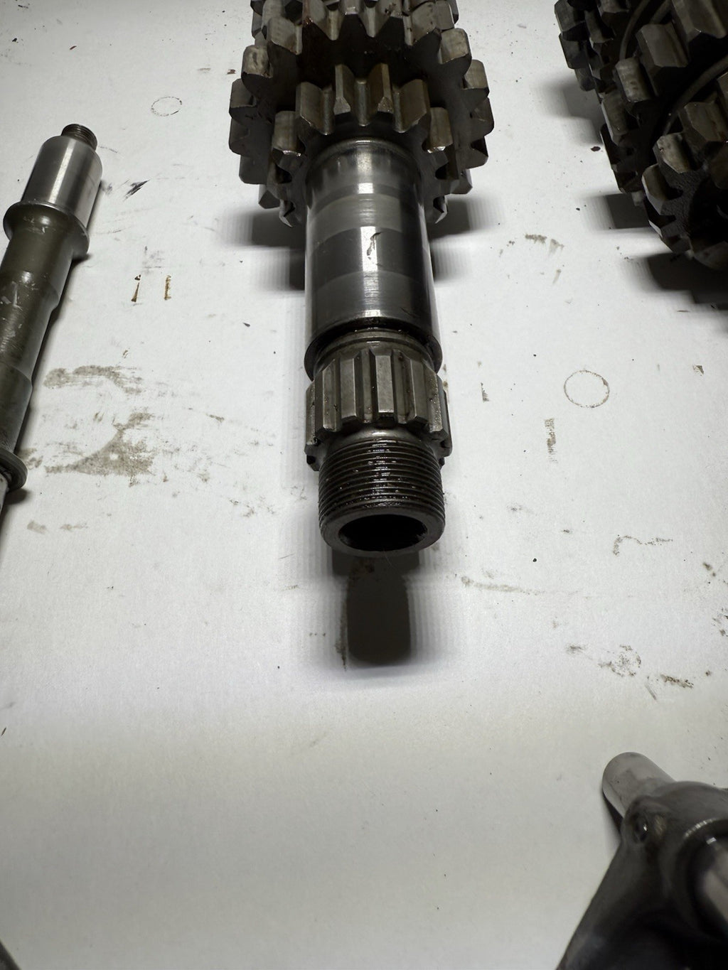 2006-2009 YAMAHA YZ450F OEM ENGINE TRANSMISSION TRANNY ASSEMBLY SHAFTS & GEARS