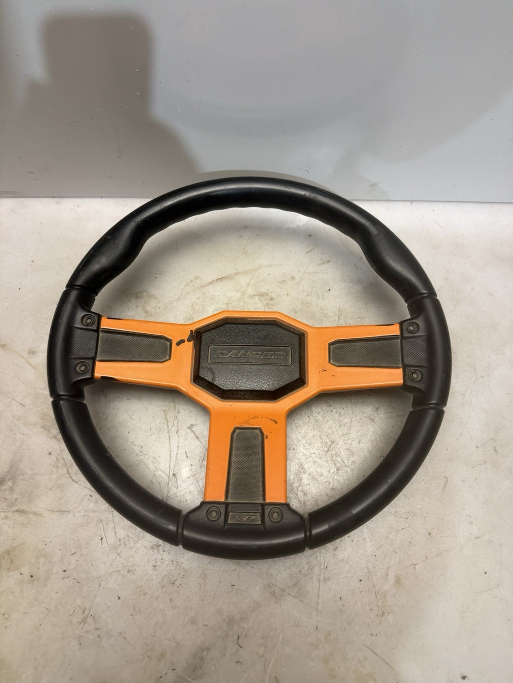 2020-2026 Polaris Ranger High Lifter 1000 OEM Steering Wheel Black / Orange