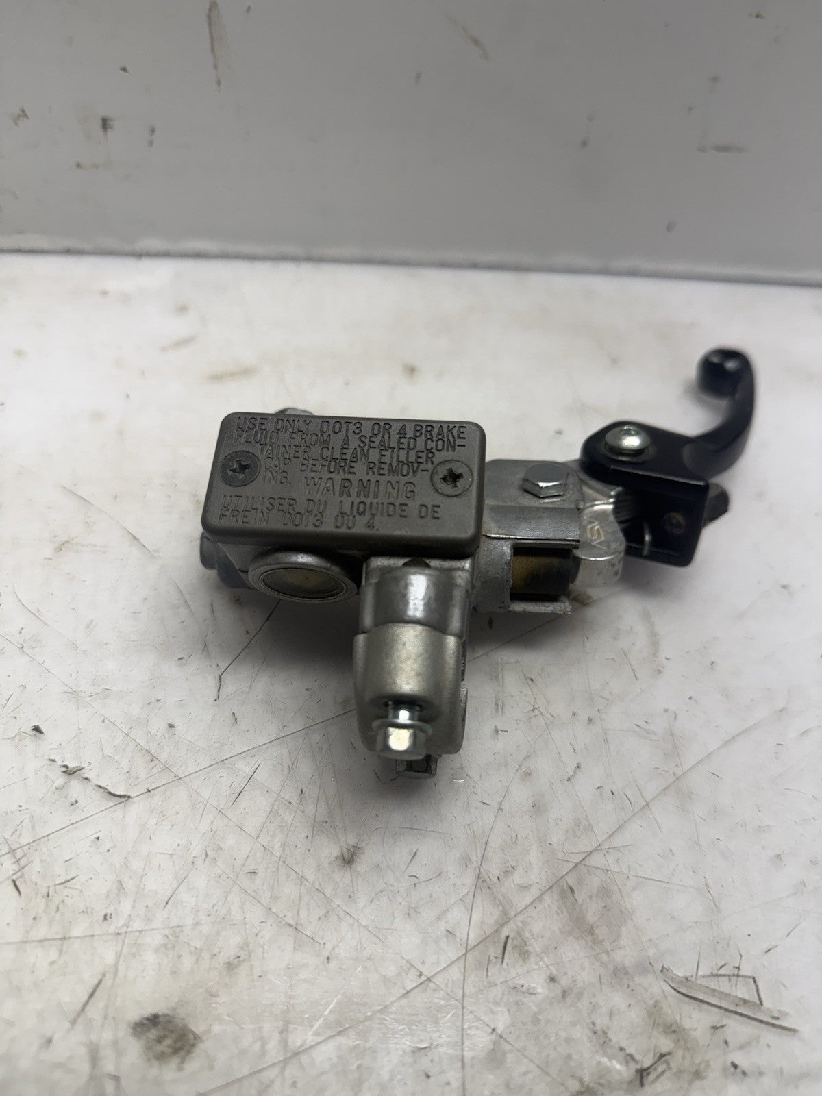 2001-2009 KAWASAKI KX65 OEM NISSIN FRONT BRAKE MASTER CYLINDER W/ ASV LEVER