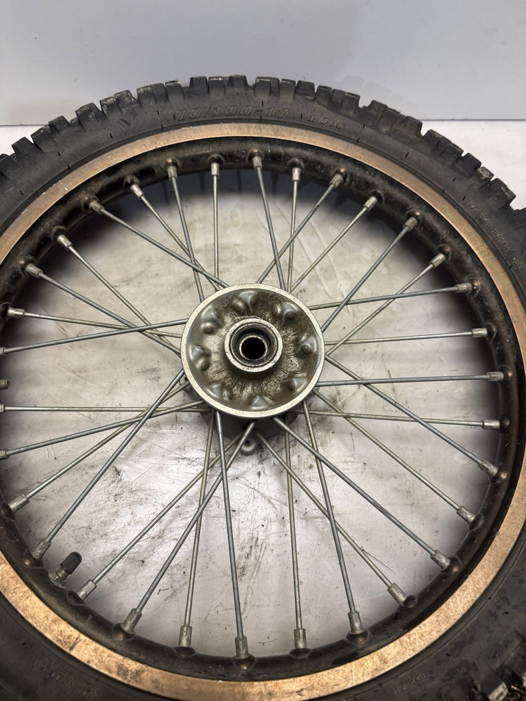 2004-2011 KTM 85SX PRO WHEEL Front Rim / Tire Wheel Assembly 17” x 1.40