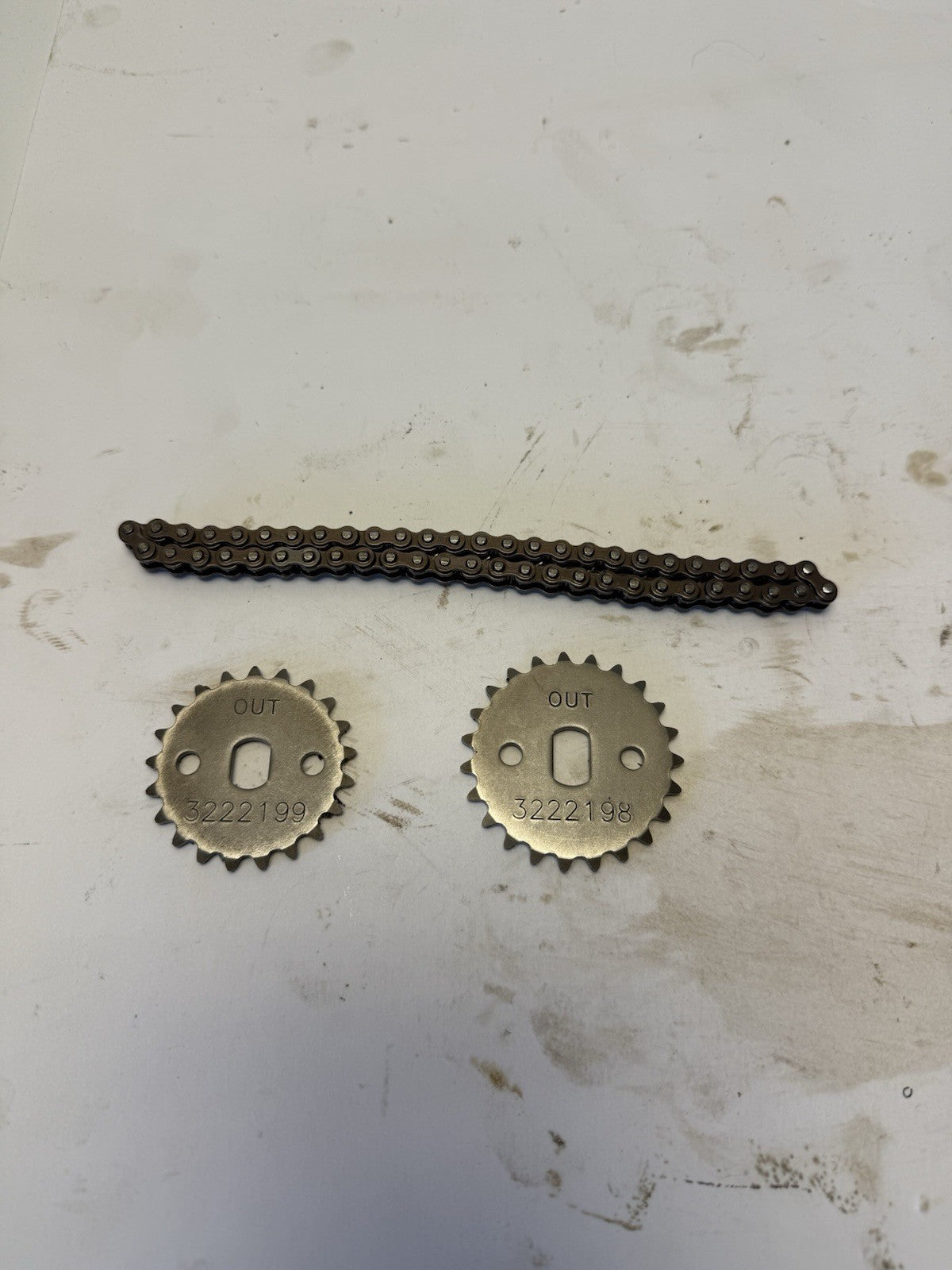 2015 Polaris Sportsman Ace 570 OEM Oil Pump Drive & Driven Sprockets w/ Chain