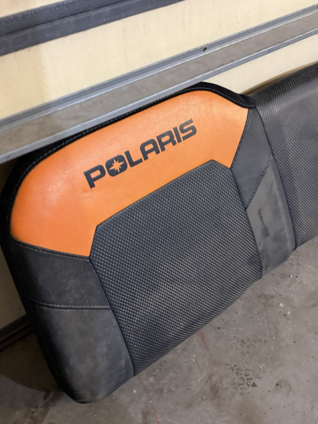 2021 Polaris Ranger Crew XP 1000 High Lifter OEM Rear Seat Back Orange / Black