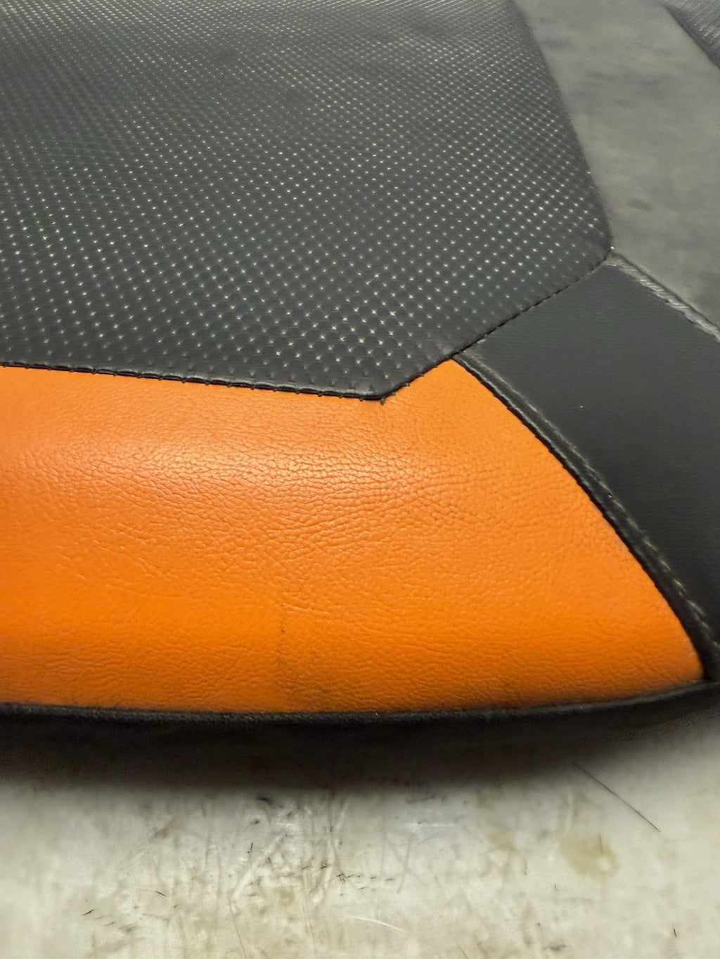 2021 Polaris Ranger Crew XP 1000 High Lifter OEM Rear Seat Bottom Orange / Black