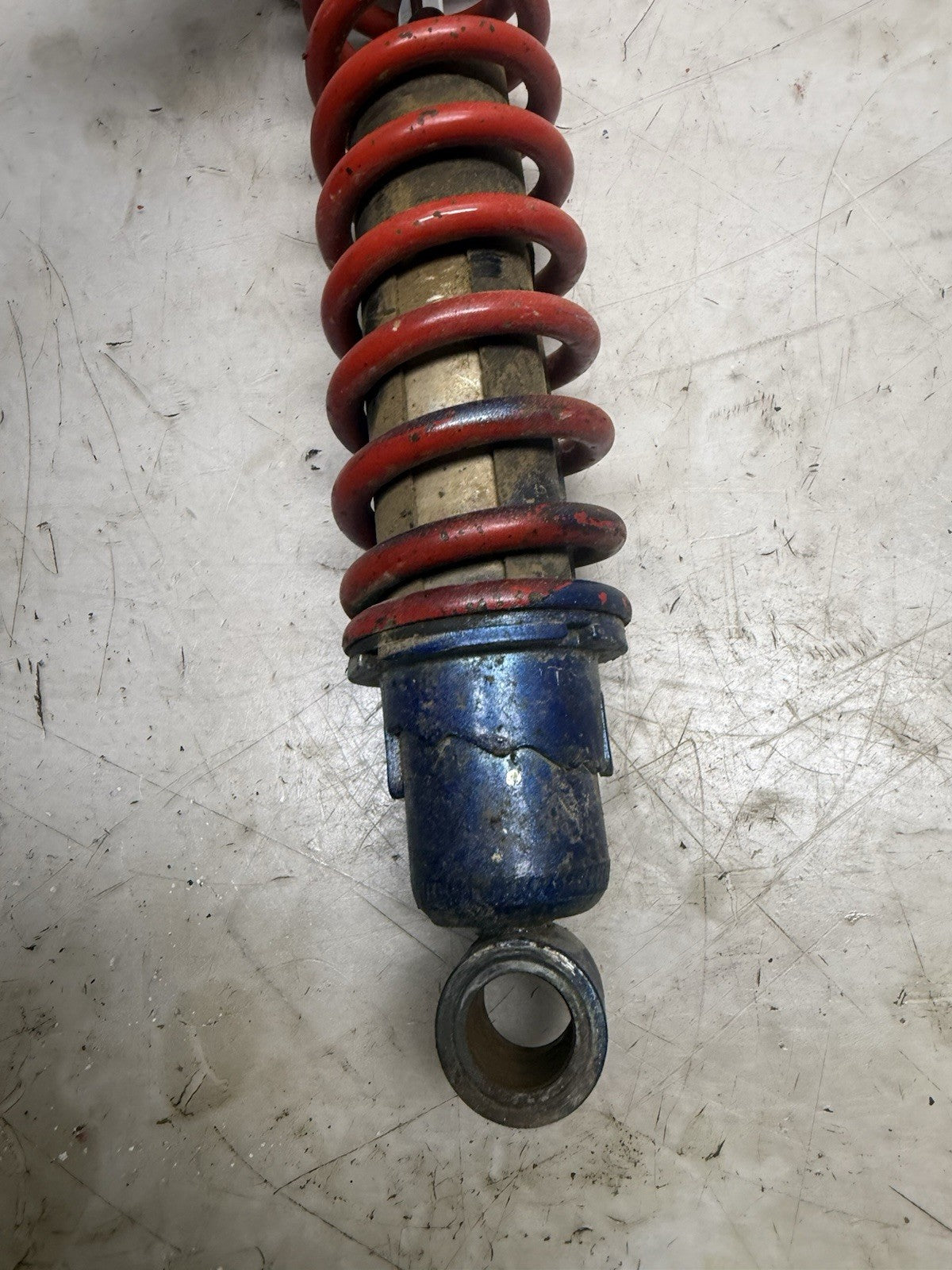 1998-2006 Yamaha Banshee 350 OEM Red Front Shock Absorber Ass’y