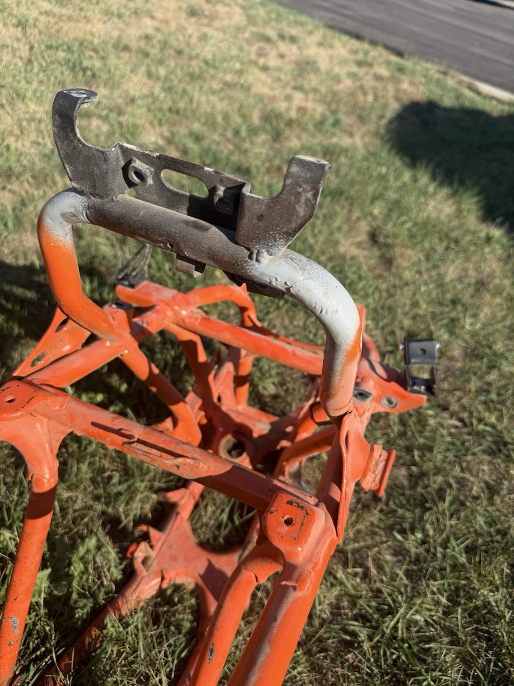 1987-2006 Yamaha Banshee YFZ 350 OEM A-Arm Frame (Orange) 3GG-21110-21-P1