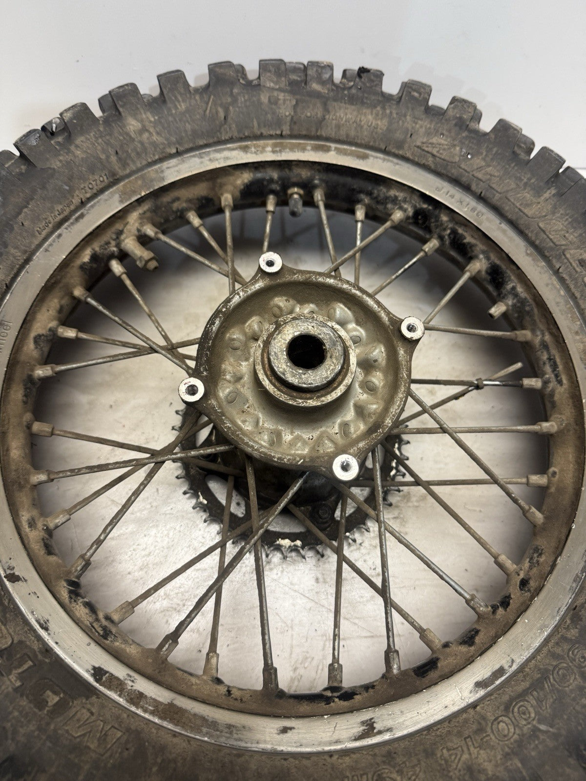 2004-2011 KTM 85SX PRO WHEEL Rear Rim / Tire Wheel Assembly 14” x 1.60