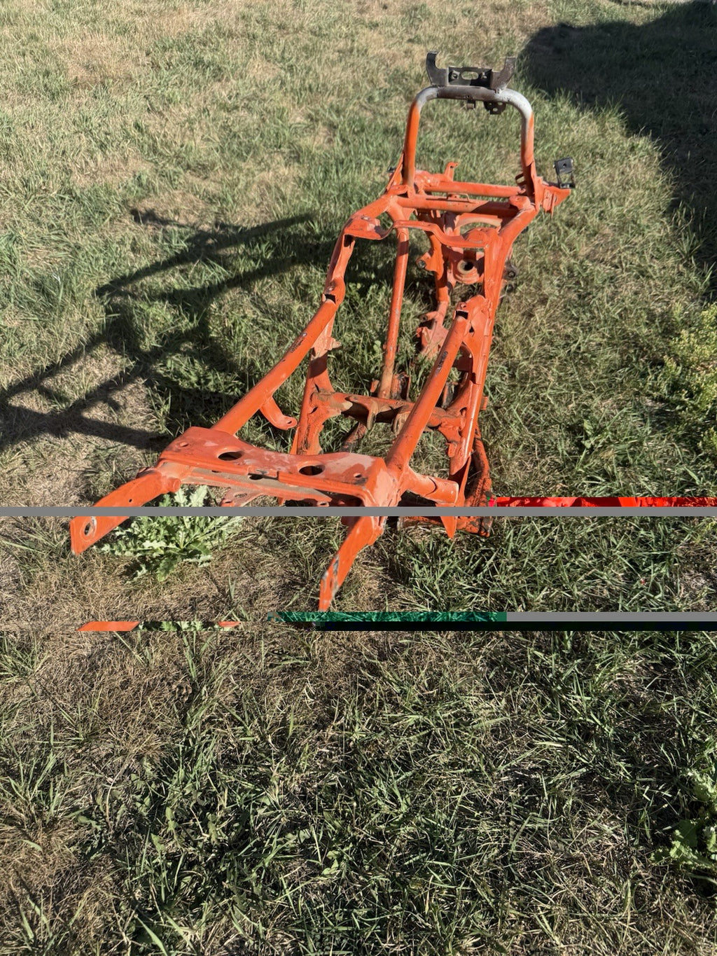 1987-2006 Yamaha Banshee YFZ 350 OEM A-Arm Frame (Orange) 3GG-21110-21-P1