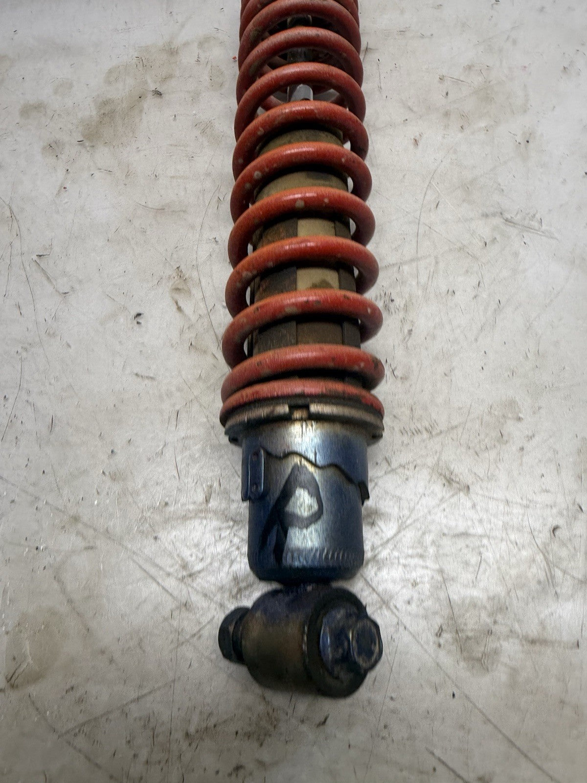 1998-2006 Yamaha Banshee 350 OEM Red Front Shock Absorber Ass’y